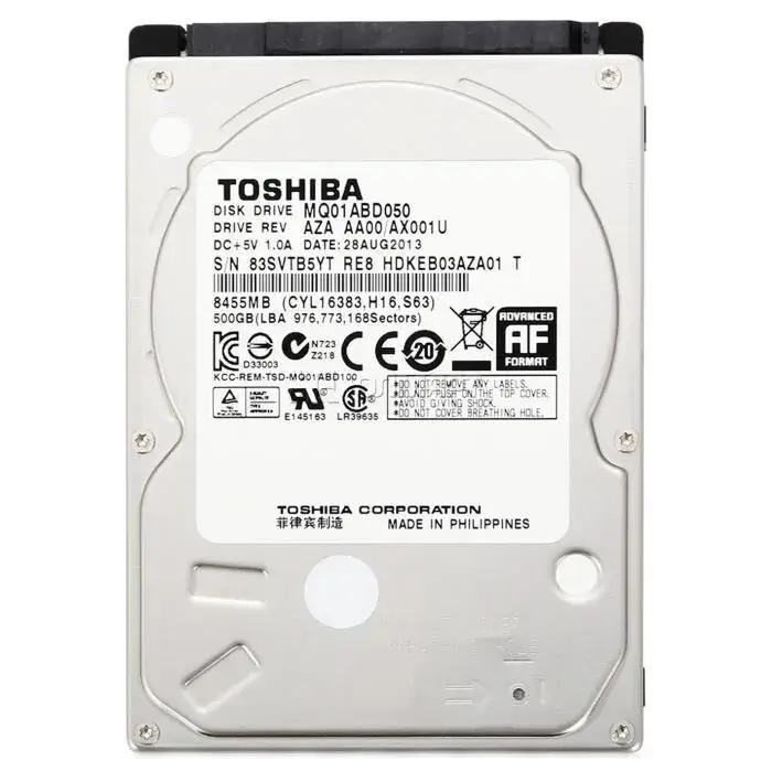 Disque Dur TOSHIBA 2TB HDD (used) SATA