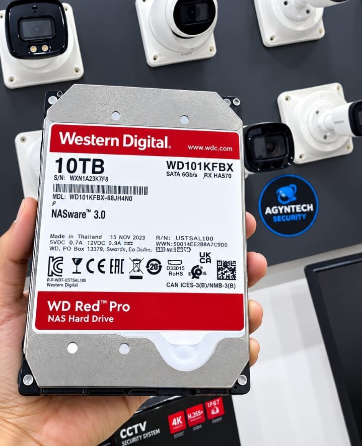 DISQUE DUR Western Digital 10TB RED NAS