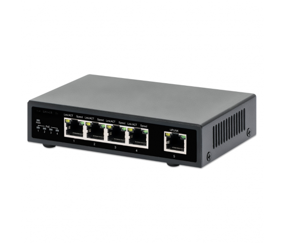 Switch MACTECH 4 ports POE GIGABIT + 1+1 SFP MT-SWGPOESD34US